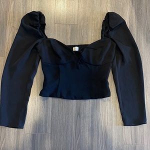 Wilfred novella blouse black size 6